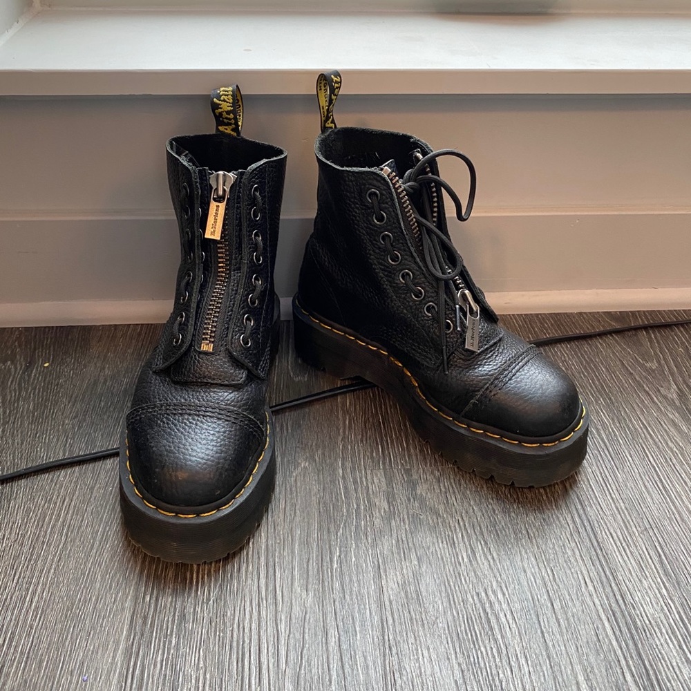 Dr. Martens Sinclair platform leather boots